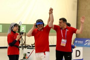 بازی های آسیایی هانگژو/ کسب مدال برنز تپانچه توسط رستمیان و جوهری