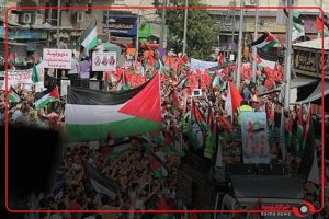 تظاهرات بزرگ هندی‌ها در حمایت از فلسطین در ایالت کرالا