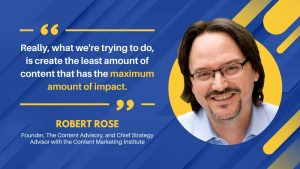 نکات رابرت رز در مورد القای توانمندسازی در بازاریابی محتوا