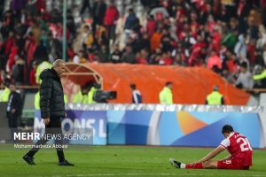 دیدار تیم های فوتبال پرسپولیس تهران و الدحیل قطر