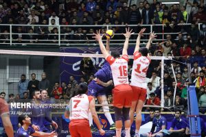 دیدار تیم‌های والیبال شهرداری ارومیه و پیکان تهران