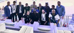 عکس یادگاری تاج با اینفانتینو و ستارگان فوتبال دنیا