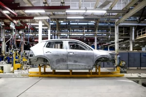 تولید ایران‌خودرو ۸ درصد کاهش یافت