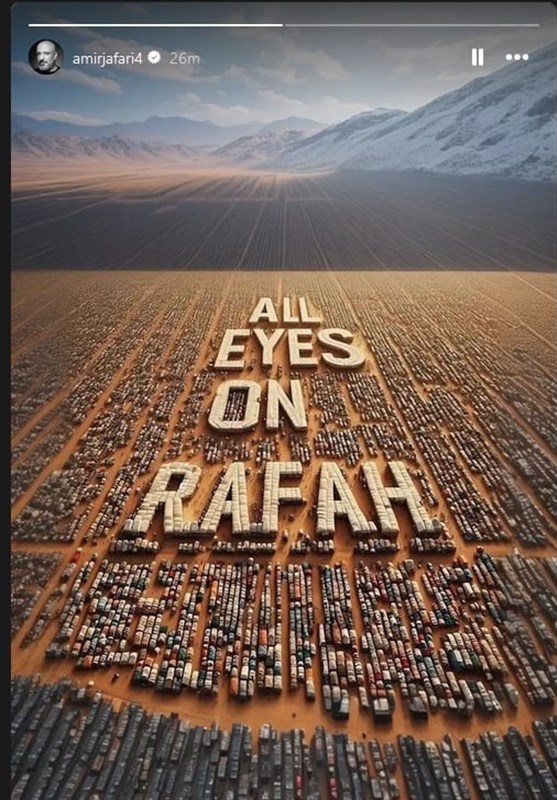 عکس العمل هنرمندان به جنایت رژیم غاصب صهیونیستی در رفح+ تصاویر_خبررسان 2 هنرمندان , رژیم صهیونیستی (اسرائیل) ,
