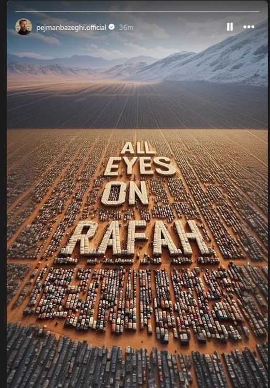 عکس العمل هنرمندان به جنایت رژیم غاصب صهیونیستی در رفح+ تصاویر_خبررسان 3 هنرمندان , رژیم صهیونیستی (اسرائیل) ,