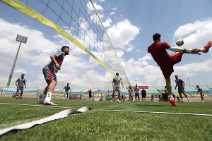تنیس‌فوتبال هیجانی در تمرین پرسپولیس - خبرگزاری مهر | اخبار ایران و جهان