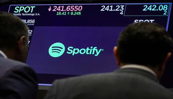 افزایش قیمت اشتراک‌های اسپاتیفای در آمریکا