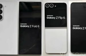 تصاویر ماکت گلکسی زد فولد ۶ و زد فلیپ ۶ طراحی تکراری آن‌ها را نشان می‌دهد
