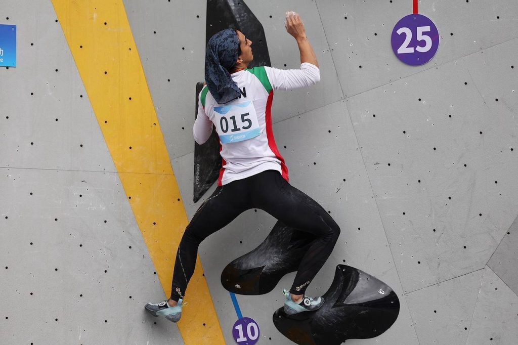 ناکامی الناز رکابی در مسابقات سنگنوردی انتخابی المپیک - خبرگزاری مهر | اخبار ایران و جهان