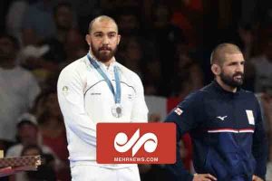 لحظه اهدای مدال نقره امیر حسین زارع در المپیک ۲۰۲۴ پاریس - خبرگزاری مهر | اخبار ایران و جهان