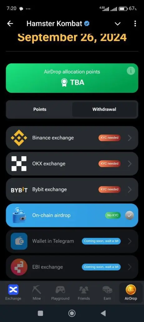 گزینه برداشت توکن به همستر کامبت اضافه شد_خبررسان 2 همستر