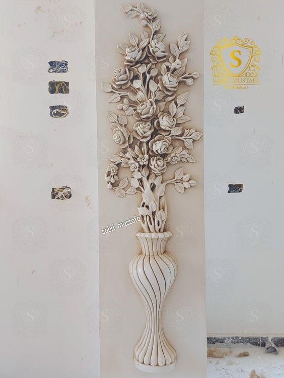 مقایسه گچبری مدرن و سنتی