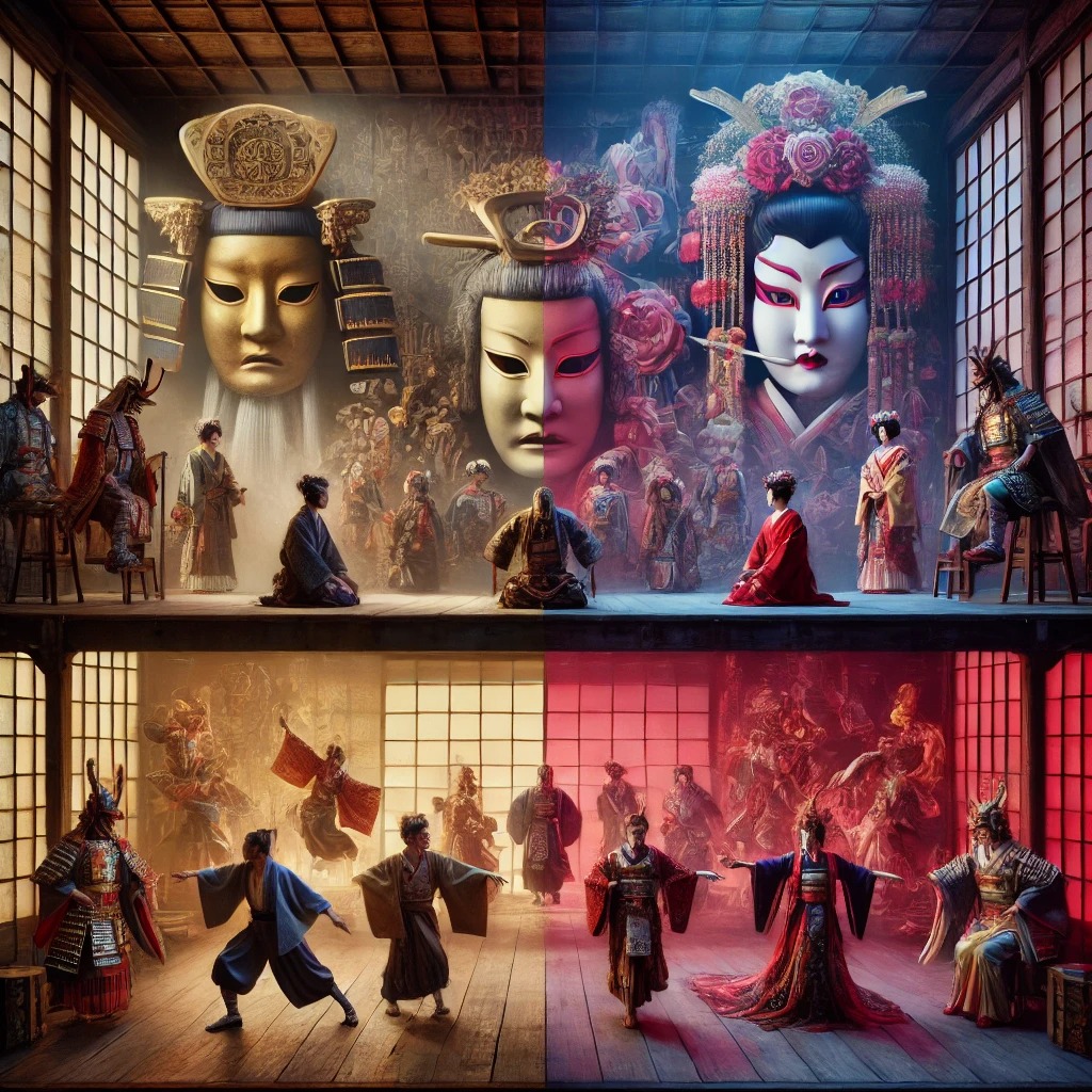تأثیر فرهنگ ژاپنی بر هنرهای نمایشی: تئاتر نو و کابوکی 3 3