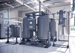 جذب رطوبت از هوای فشرده با مولکولارسیو و آلومینا اکتیو