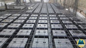 مراحل آرماتوربندی سقف وافل و ضوابط اجرایی آن