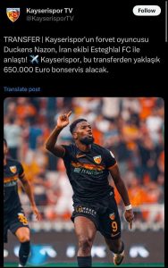 مهاجم گلزن هائیتی در آستانه پیوستن به استقلال