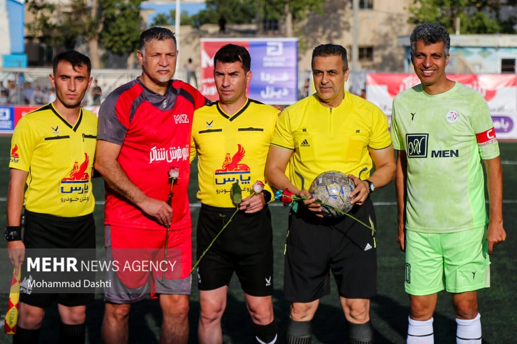 مسابقه خیرخواهانه فوتبال در اردبیل