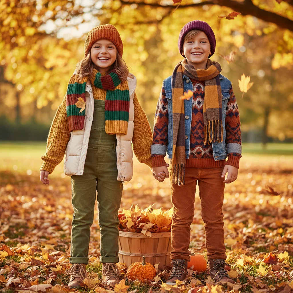 راهنمای کامل خرید لباس پاییزه کودک + جدیدترین مدل‌های 1404