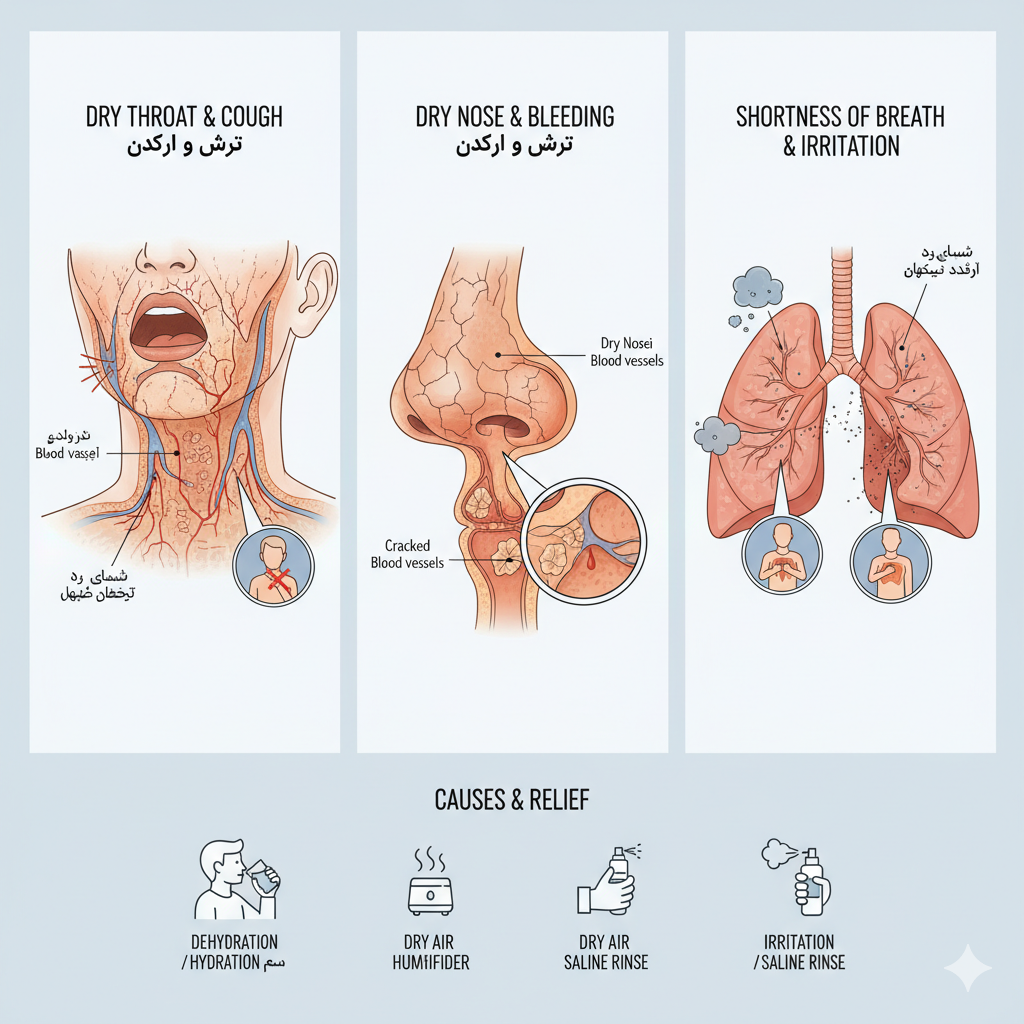 سلامت چندگانه: از سندروم روده نشت‌کننده تا آسیب‌های ریوی پس از تروما و خشکی مخاط تنفسی