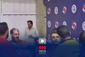 تصاویری از درگیری و کتک‌کاری در بازی مس سونگون و گهر زمین