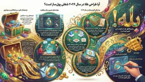 آیا طراحی طلا هنوز شغل پول سازیه؟ بررسی بازار طلا و جواهر ۲۰۲۶