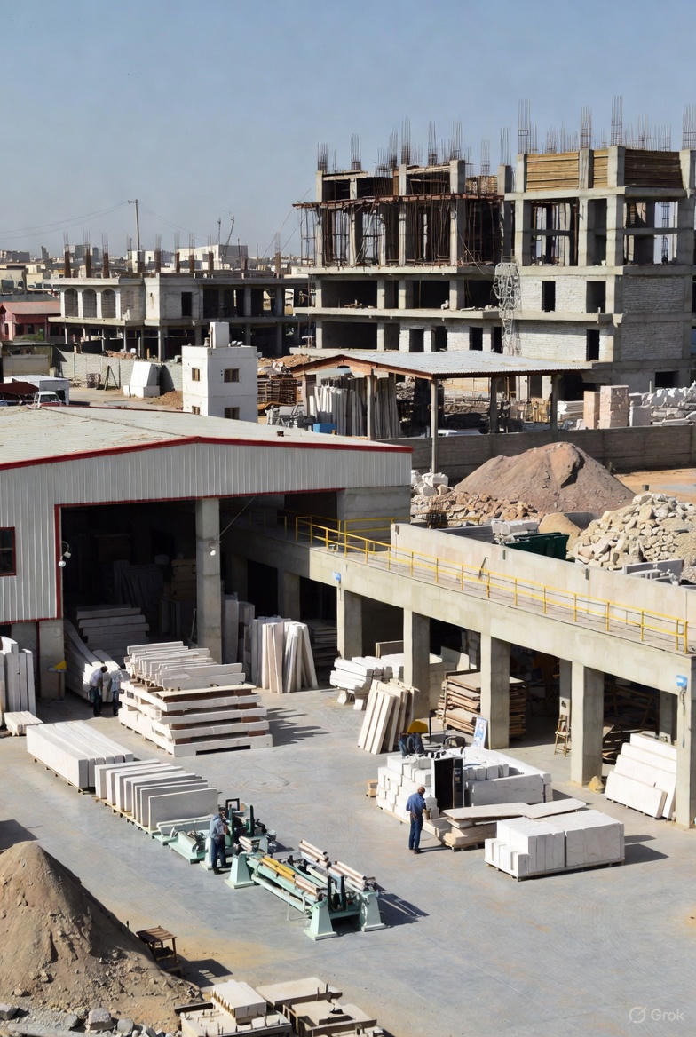 افزایش قیمت تمام‌شده سنگ ساختمانی؛ فشار مضاعف بر تولیدکنندگان و پروژه‌های عمرانی