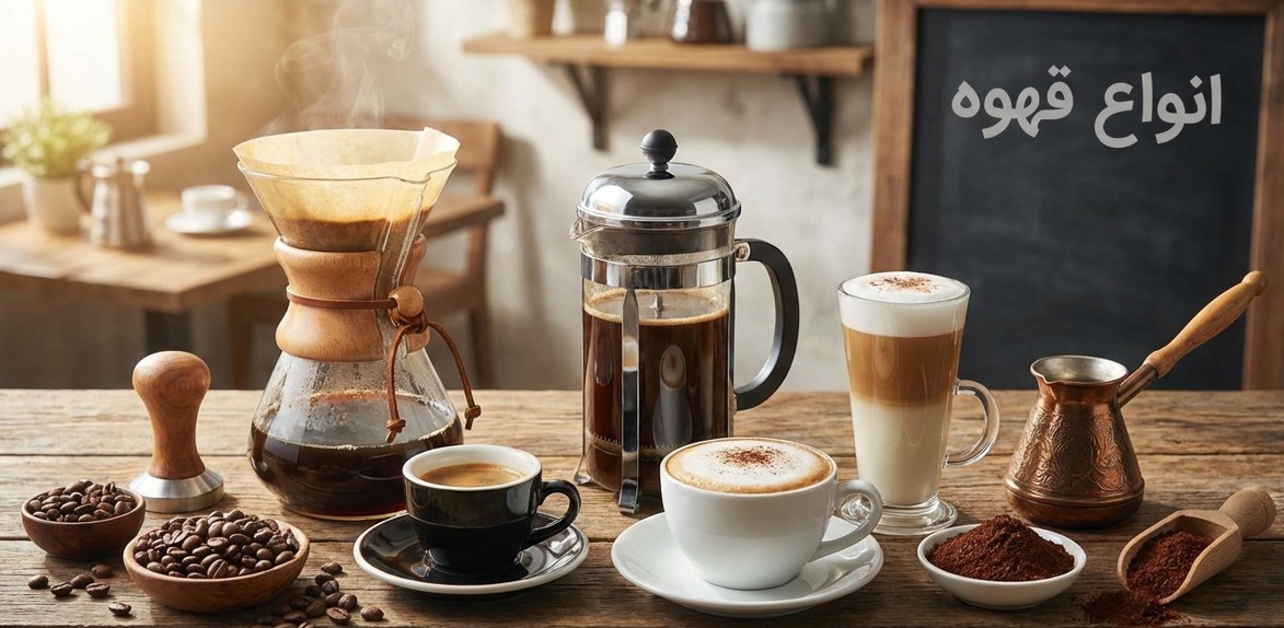 معرفی انواع قهوه + روش های عصاره گیری آن