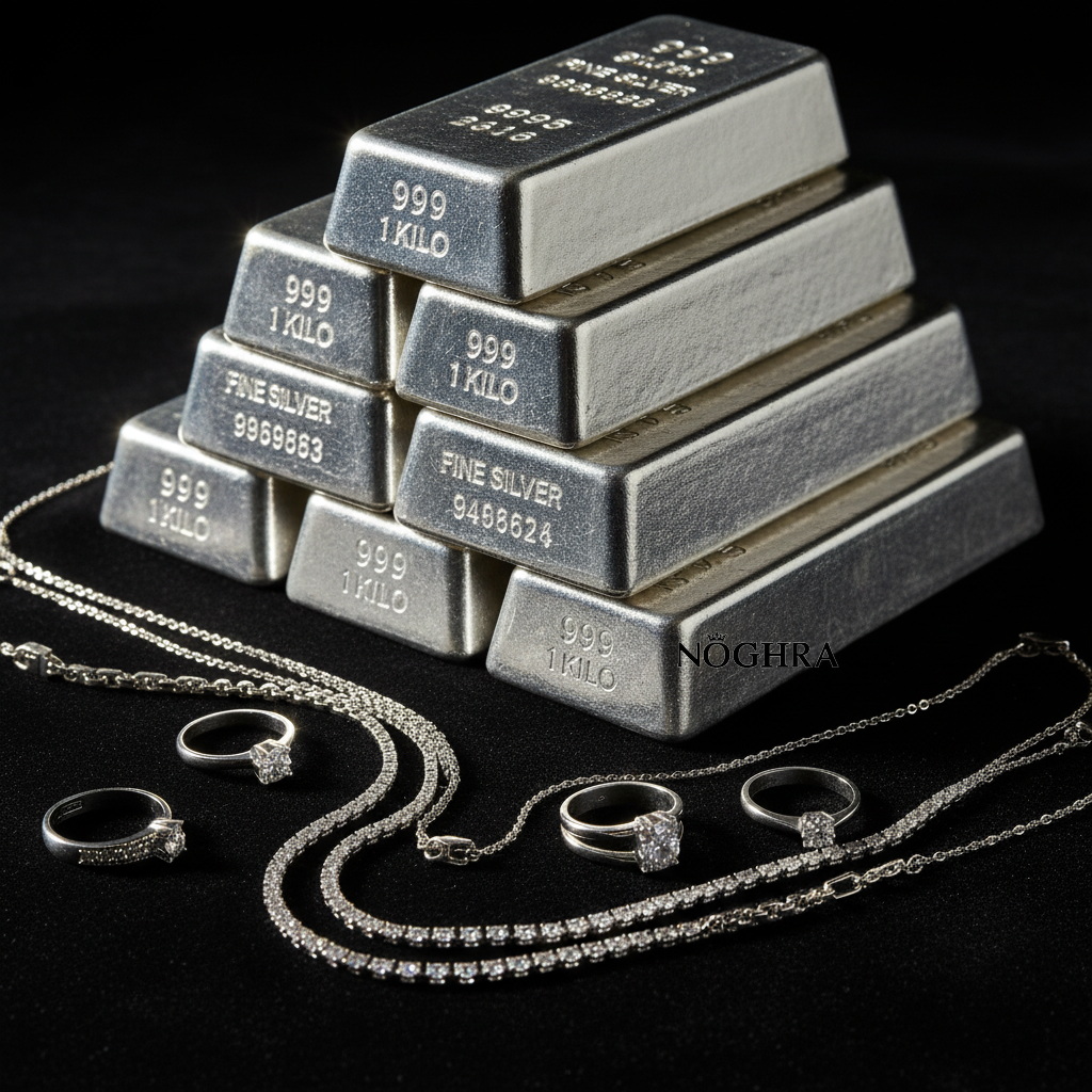 نحوه خرید انواع شمش نقره