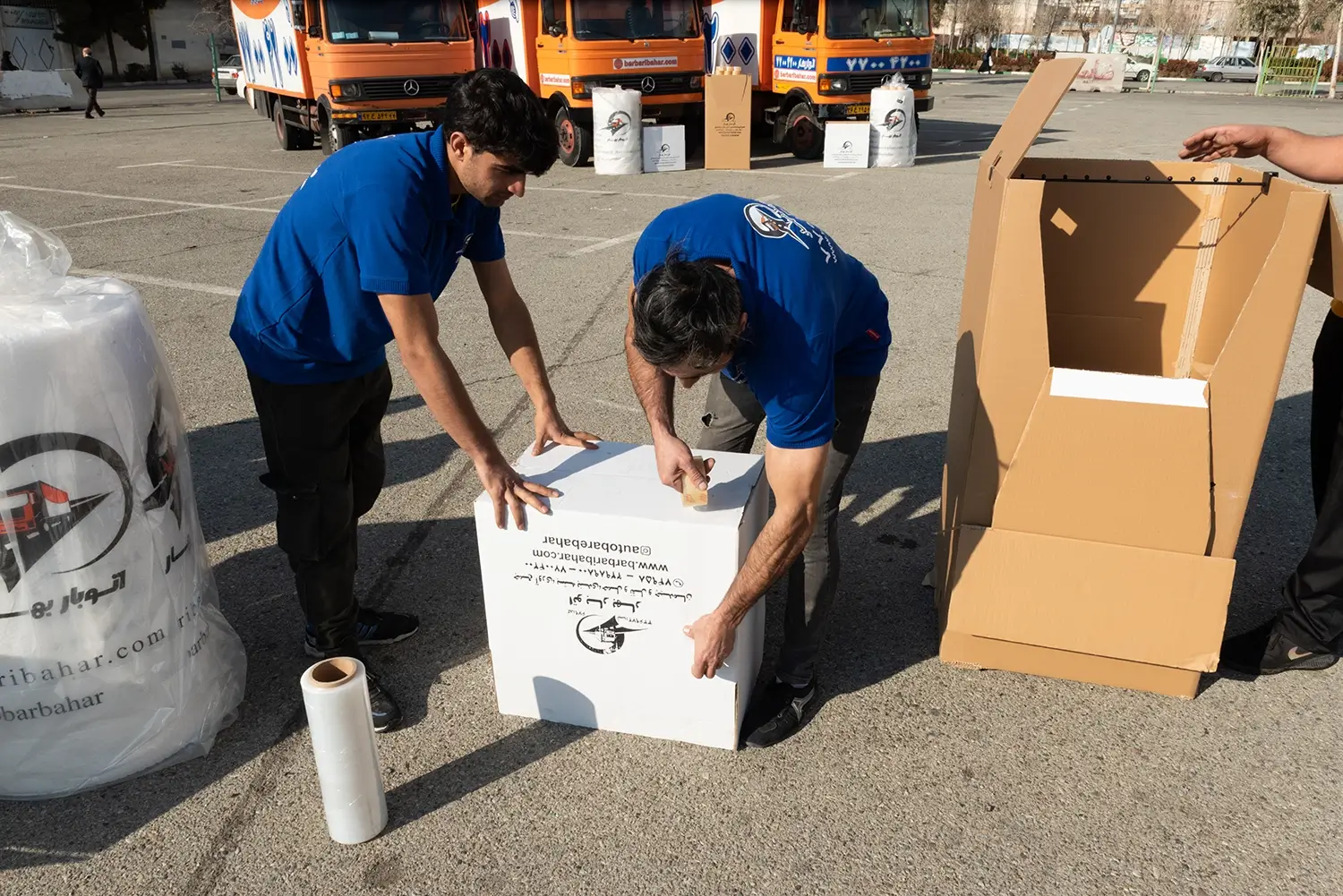 بسته بندی اثاثیه منزل با اتوبار بهار