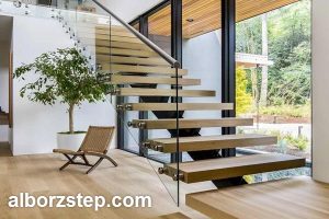 طراحی و ساخت پله معلق در اندرزگو