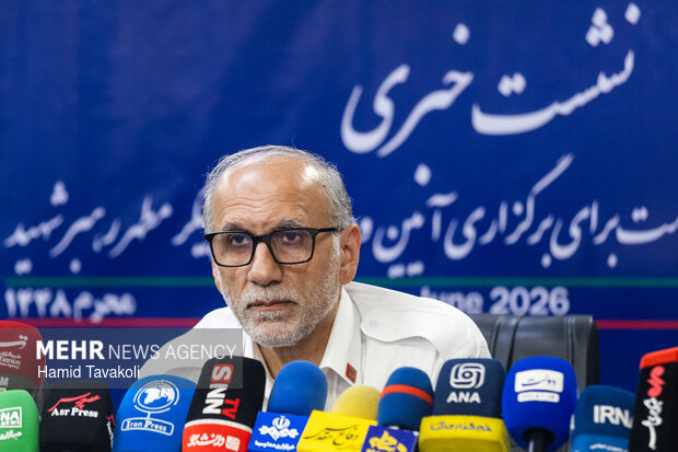 گزارش تصویری کنفرانس مطبوعاتی رئیس سازمان اورژانس پیرامون تمهیدات مراسم تشییع 6 6085112