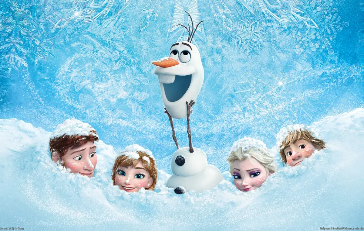 ۱۰ انیمیشن بهترین فیلم آموزش زبان انگلیسی برای کودکان؛ راهنمای جامع والدین 7 یخزده (Frozen)