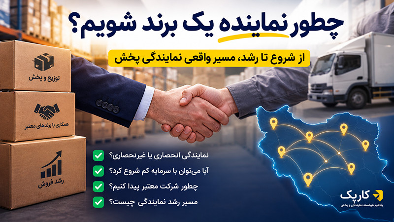 گرفتن نمایندگی پخش؛ سرمایه، شرایط + لیست اعطا کنندگان نمایندگی